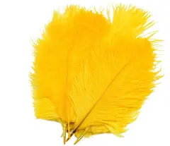 Fr&#246;din Ostrich Hackles Sunburst Yellow Sunburst Yellow