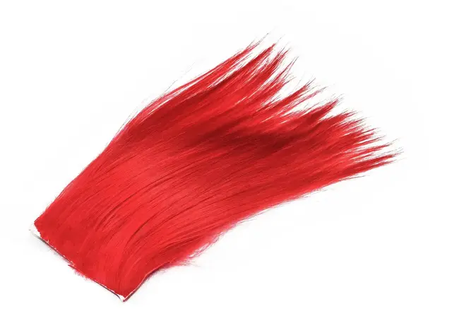 Frödin Samurai Hair Blood Red Hårmateriale av geit for fluebinding 