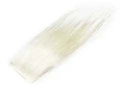 Fr&#246;din Samurai Hair Pearl White H&#229;rmateriale av geit for fluebinding