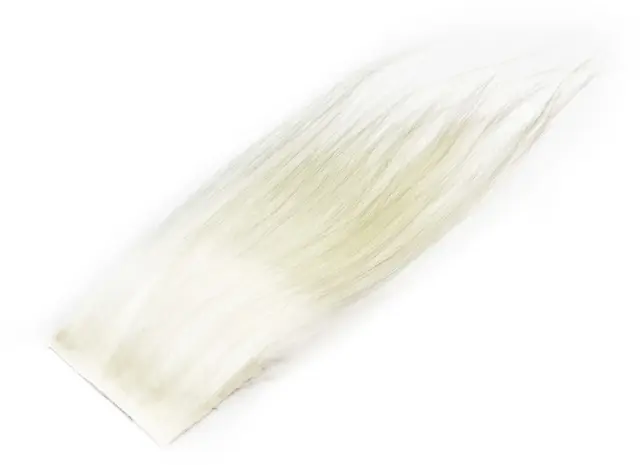 Frödin Samurai Hair Pearl White Hårmateriale av geit for fluebinding 