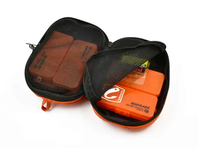 Frödin Flies Wild Salmon Leather Pack S Utstyrsbag i skinn Orange 