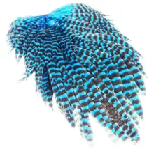 Futurefly Signature Hen Saddle King Fisher Blue Grizzly