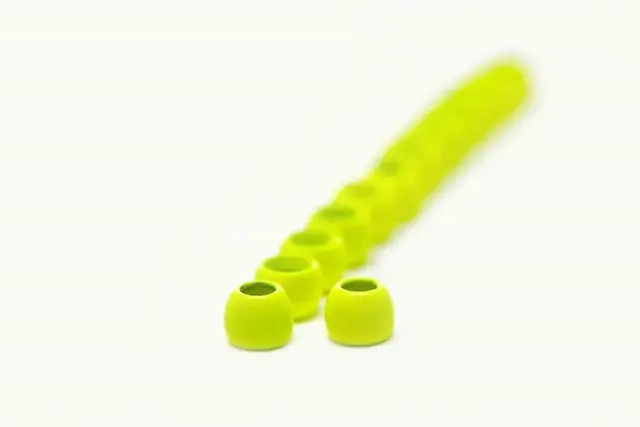 FF Brass Beads 4mm - Fluo Yellow/Chart FutureFly 