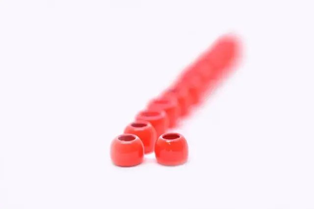 FF Brass Beads 4mm - Fluo Red FutureFly 