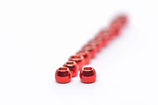 FF Brass Beads 4mm - Metallic Red FutureFly 