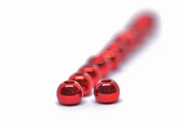 FF Brass Beads 5mm - Metallic Red FutureFly 