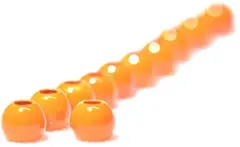 FF Brass Beads 4mm - Fl. Orange FutureFly