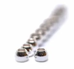 FF Brass Beads 4mm - Silver FutureFly