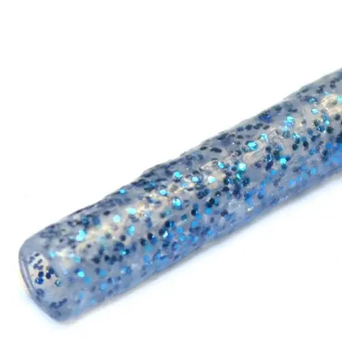 FF Tube 3mm Soft Glitter Silver Blue Glitter 