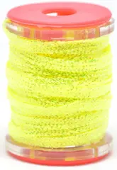 FF Metallic Flatbraid Mach 2 Fl. Yellow Holo