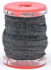 FF Metallic Flatbraid Mach 2 Metallic Black