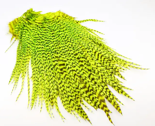 FF Freshwater Rooster saddle Fl.Gr Chatr FutureFly Grizzly hanenakke 