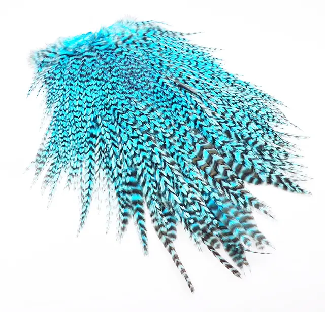 FF Freshwater Rooster saddle Fl.Gr Chatr FutureFly Grizzly hanenakke 