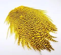 FF Freshwater Rooster saddle Sunburst FutureFly Grizzly hanenakke