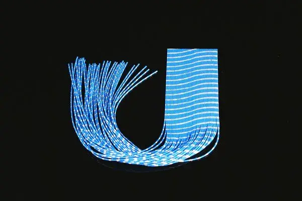 Round Rubberlegs - Blue/Silver FutureFly 