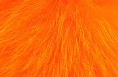 FutureFly Shadow Fox Hot Orange H&#248;ykvalitets myke kroppsh&#229;r til fluer