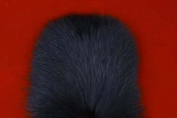 FutureFly Shadow Fox Black Høykvalitets myke kroppshår til fluer 