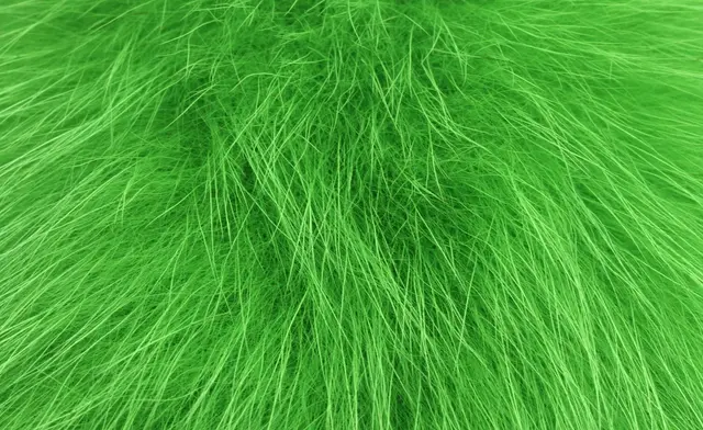 FutureFly Shadow Fox Green Highlander Høykvalitets myke kroppshår til fluer 