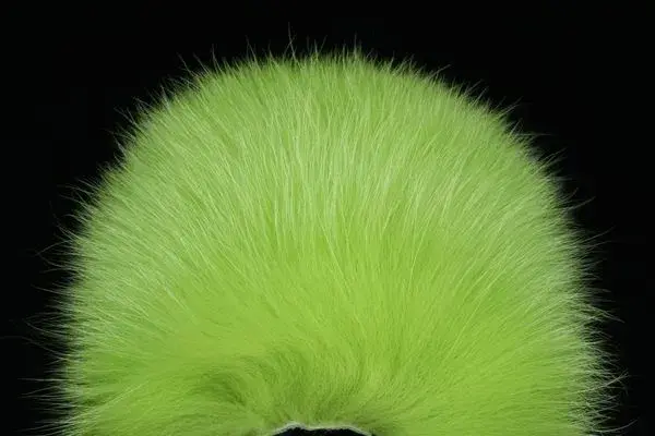 FutureFly Shadow Fox Light Green Høykvalitets myke kroppshår til fluer 