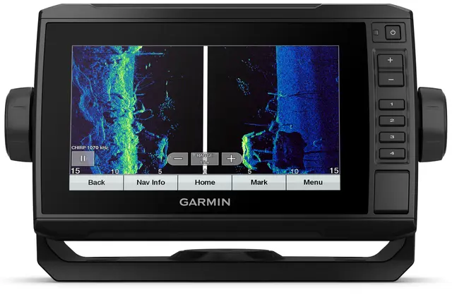 Garmin ECHOMAP™ UHD 72sv uten svinger Sollysvennlig berøringsskjerm på 7" 