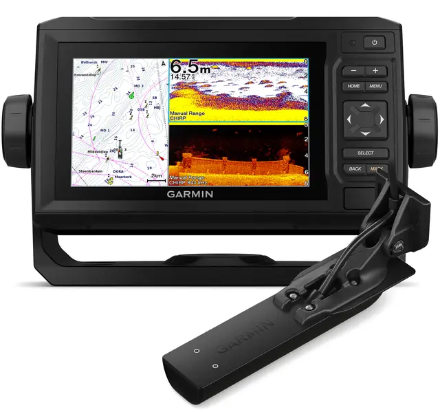 Garmin ECHOMAP™ UHD 62cv m/ GT24-TM-svinger 