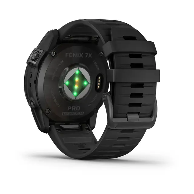 Garmin Fenix 7X Pro Sapphire Solar Sapphire Solar Edition, Karbongrå/sort 