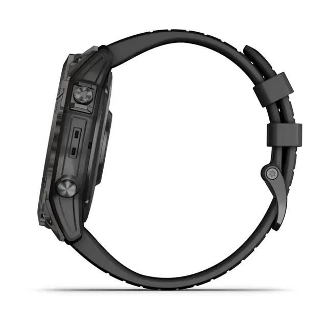 Garmin Fenix 7X Pro Sapphire Solar Sapphire Solar Edition, Karbongrå/sort 