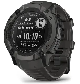 Garmin Instinct 2X Solar Grafitt GPS smartklokke med LED-lykt