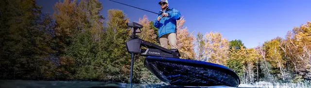 Garmin Force™- trollingmotor, 57" Frontmontert 100lb, Scissor Mount 