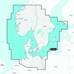Garmin Maritime kart Skagerrak EU645L Garmin Navionics+ verdensledende sj&#248;kart