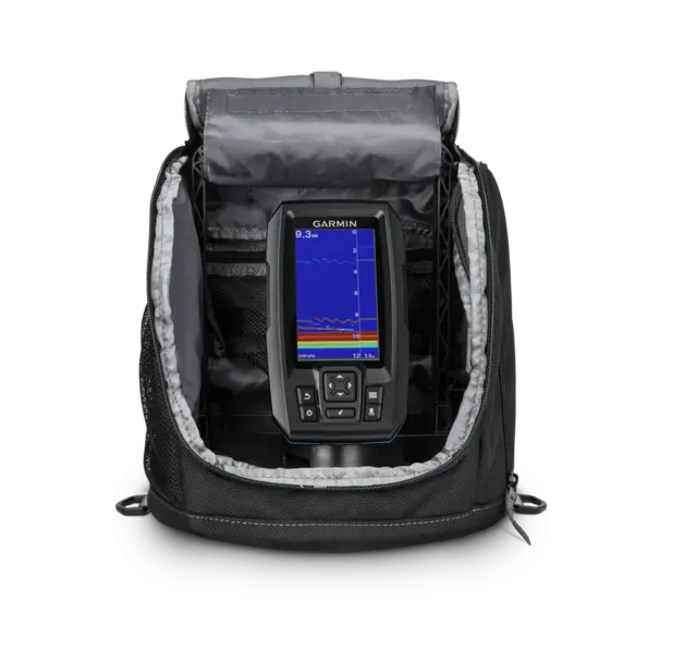 Garmin STRIKER™ Plus 4-isfiskepakke Ekkolodd /GPS m/ batteri 