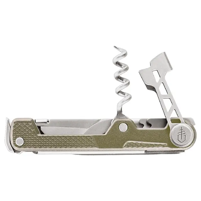 Gerber ArmBar Cork Gold Multitool, 8 funksjoner, 9,2cm, 88gram 