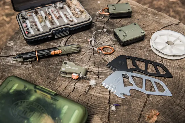 Gerber Gutsy Gut Scoop Scaler Silver Skjellskarape med bukåpner og opptrekker 