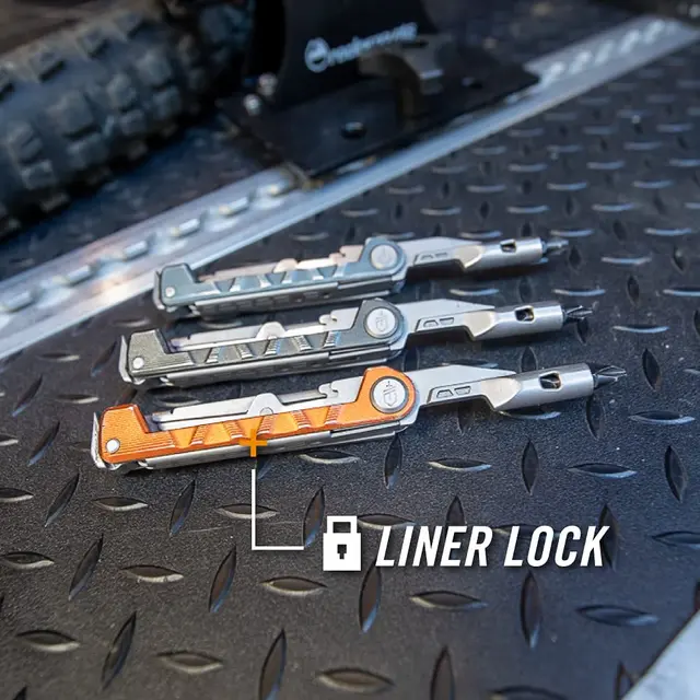 Gerber ArmBar Drive Onyx Multiverktøy 8 funksjoner 88g 