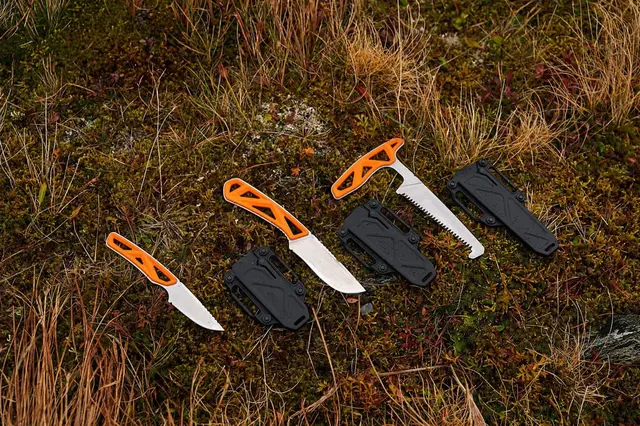 Gerber Exo-Mod Drop Point Hendig allround flåkniv for jegeren 