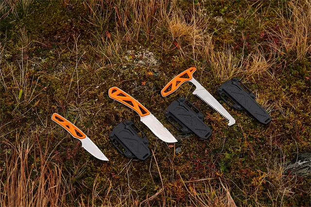 Gerber Exo-Mod Kniv & Sagpakke Perfekt til flåing og partering 