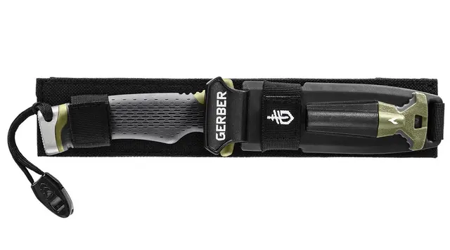 Gerber Ultimate Survival Knife Overlevelseskniv med mange funksjoner 