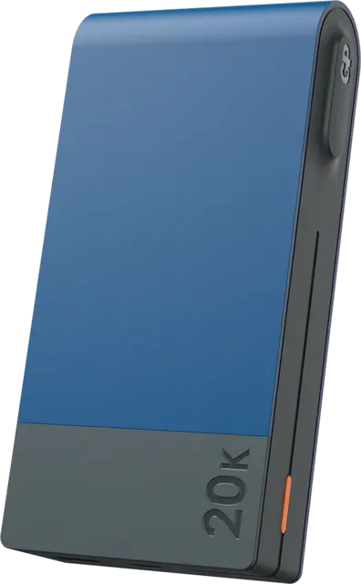 GP Powerbank M2 Blue 20000 mAh, 22,5 W ladehastighet 