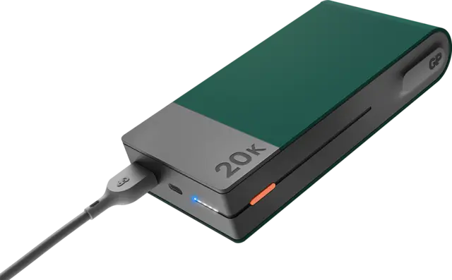 GP Powerbank M2 Green 20000 mAh, 22,5 W ladehastighet 
