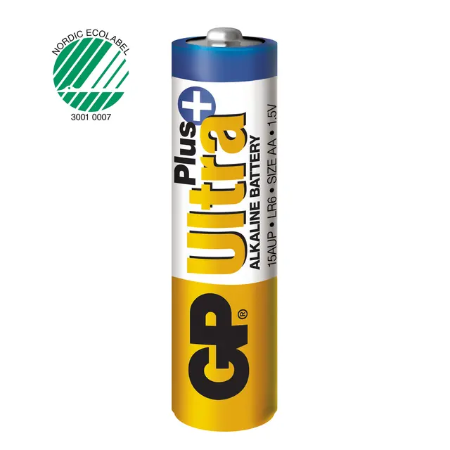 GP Ultra Plus Alkaline AA-batteri 10-pack 