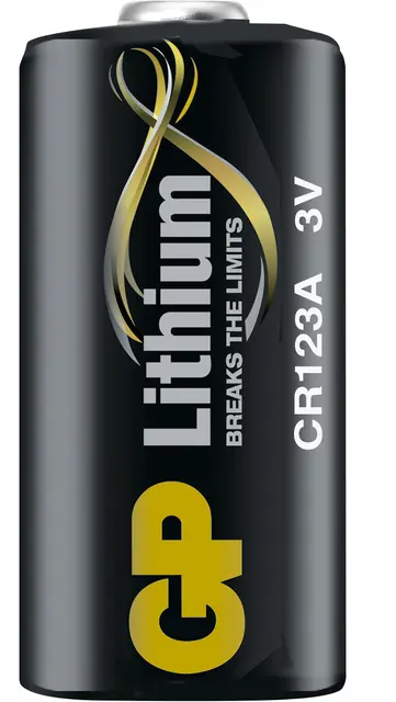 GP Lithiumbatteri, CR123A 1- pack 