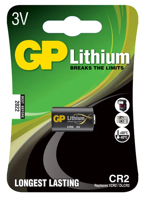GP Lithium CR2 1- pack 