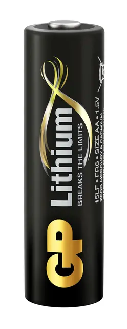 GP Lithium AA-batteri, 15LF-2U4 4-stk 