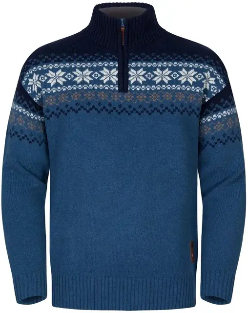 Gridarmor Snøkrystall Half Zip Navy S Navy Blue/White, herre 