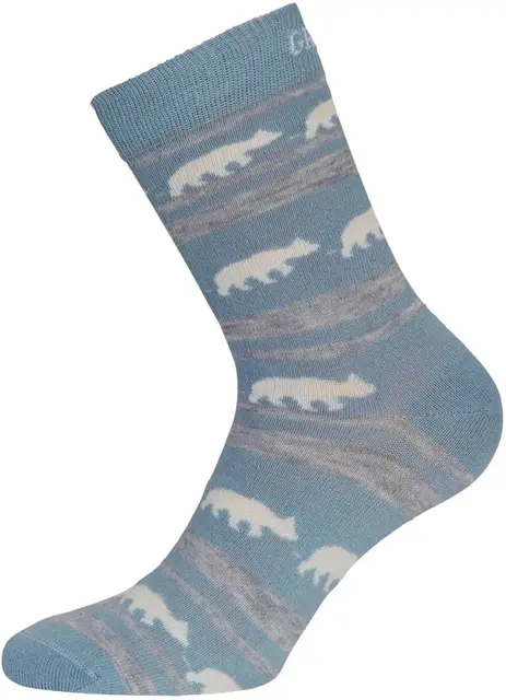 Gridarmor Striped Bear Merinosocks 36-39 Blue Shadow 