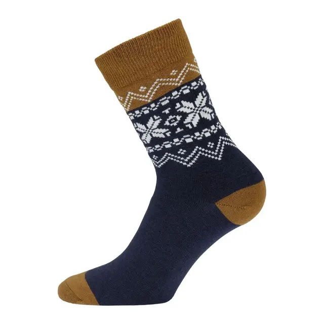 Gridarmor Heritage merino socks 36-39 Navy blue/beige/white 