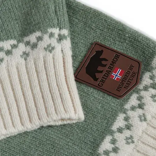 Gridarmor Snøkrystall Round Neck Grønn XL 