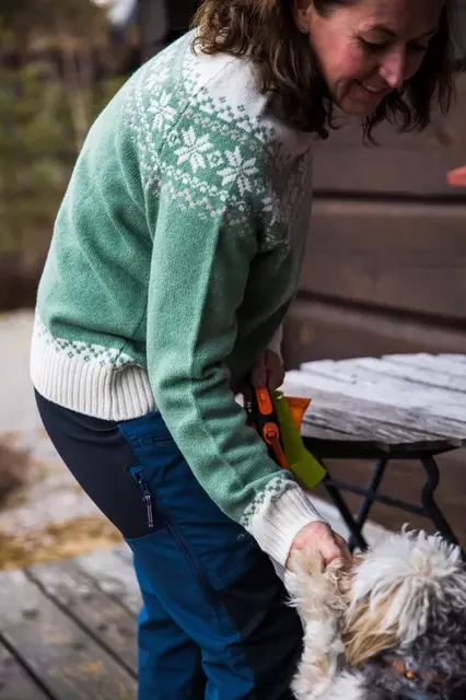 Gridarmor Snøkrystall Round Neck Grønn XL 