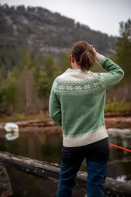 Gridarmor Snøkrystall Round Neck Grønn XL 