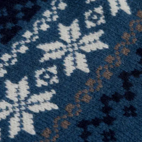 Gridarmor Snøkrystall Round Neck Blue S Ullgenser til herre fra Gridarmor 